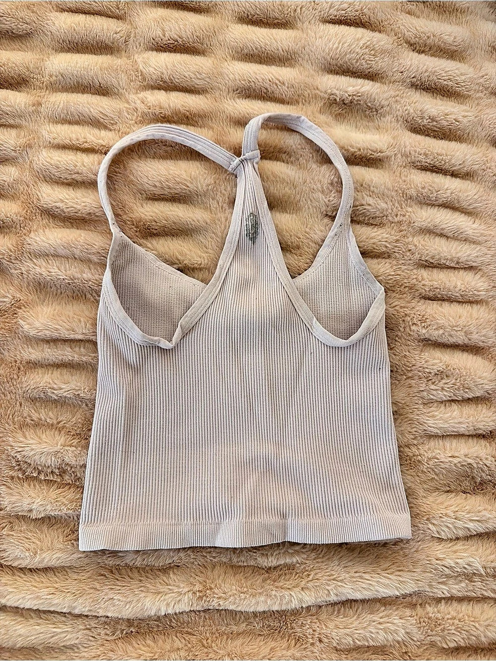 FP Movement All Clear Rib Crop Racerback Tank - Light Pink - Picture 2 of 2